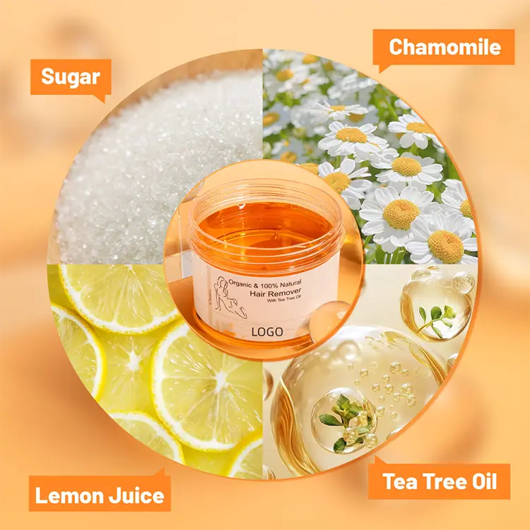 Natural hair removal cream